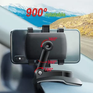 Universal 360 Degree Rotation Car Dashboard Cell Phone Holder Bracket 4 to 7inch